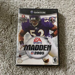 Madden NFL 2005 Nintendo GameCube With Insert Tested Working Clean Disc